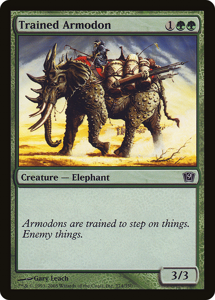 Trained Armodon (9ED-274★) (Foil)