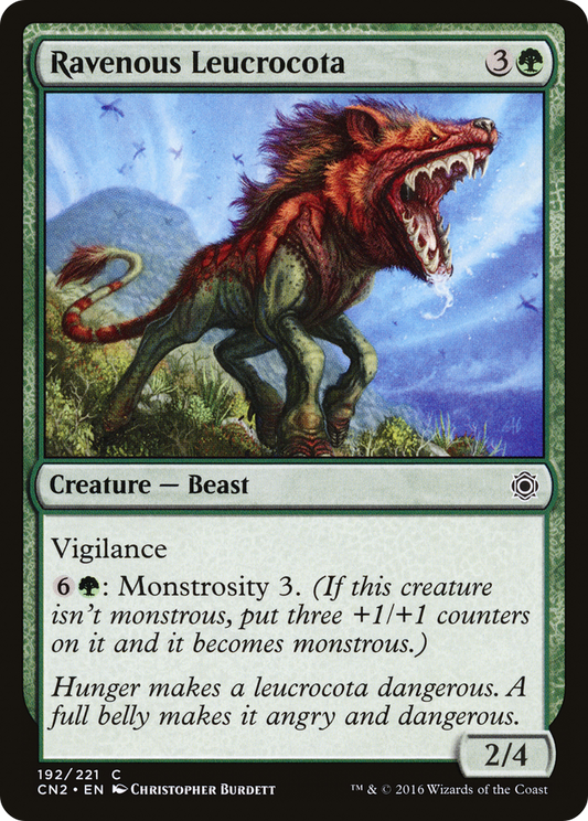 Ravenous Leucrocota (CN2-192) (Foil)