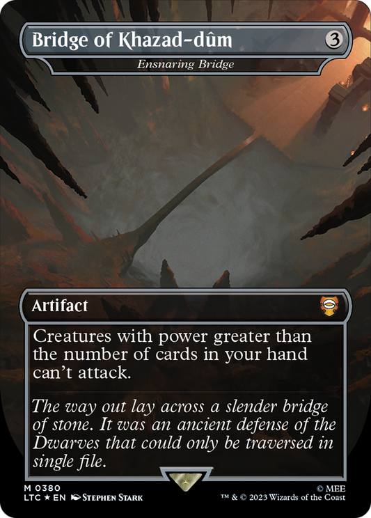 Bridge of Khazad-dûm / Ensnaring Bridge (LTC-380) (Borderless) (Surge Foil)