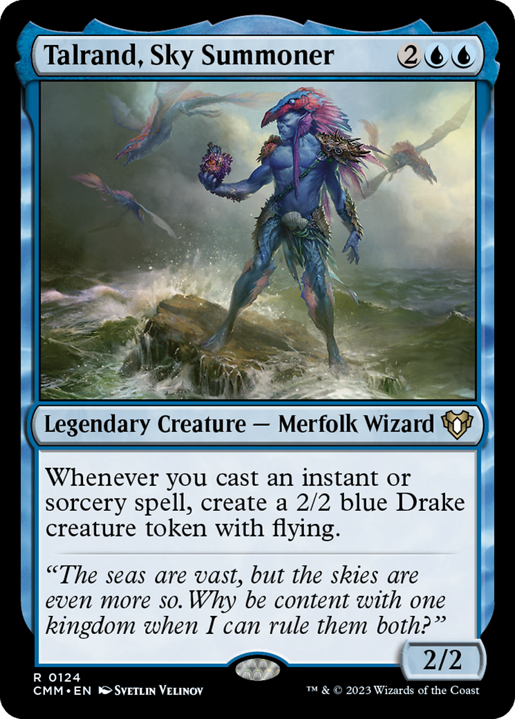 Talrand, Sky Summoner (CMM-124) (Foil)