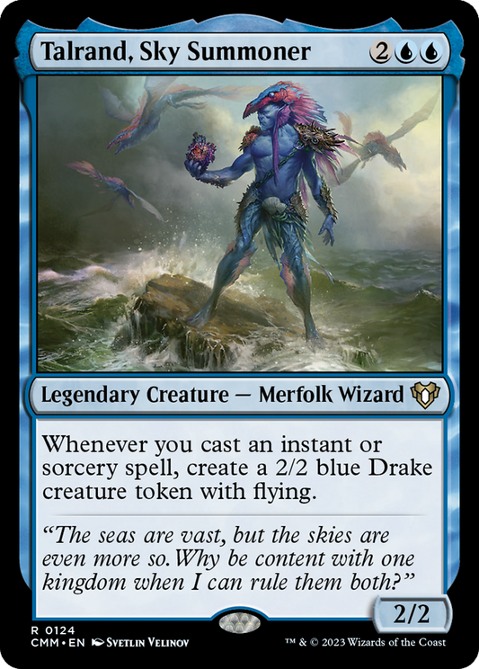 Talrand, Sky Summoner (CMM-124) (Foil)