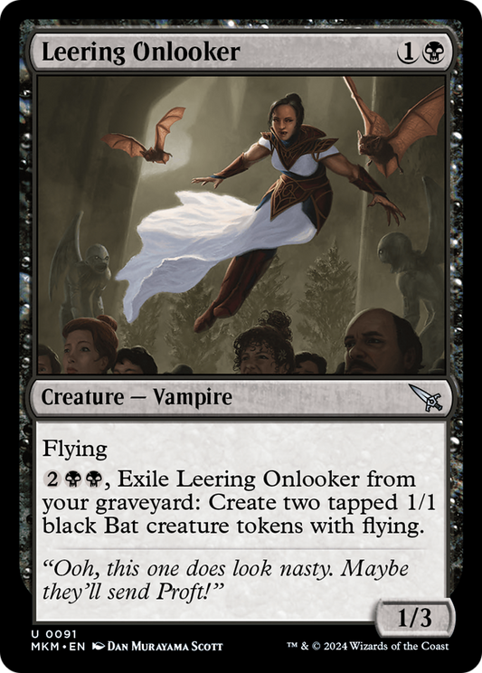 Leering Onlooker (MKM-091) (Foil)