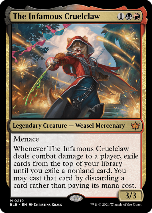The Infamous Cruelclaw (BLB-219) (Foil)