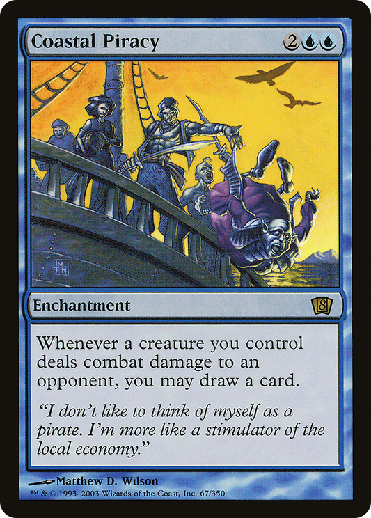 Coastal Piracy (8ED-67★) (Foil)
