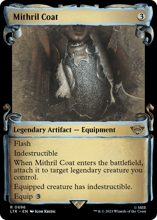 Mithril Coat (LTR-696) (Showcase) (Scroll) (Foil)