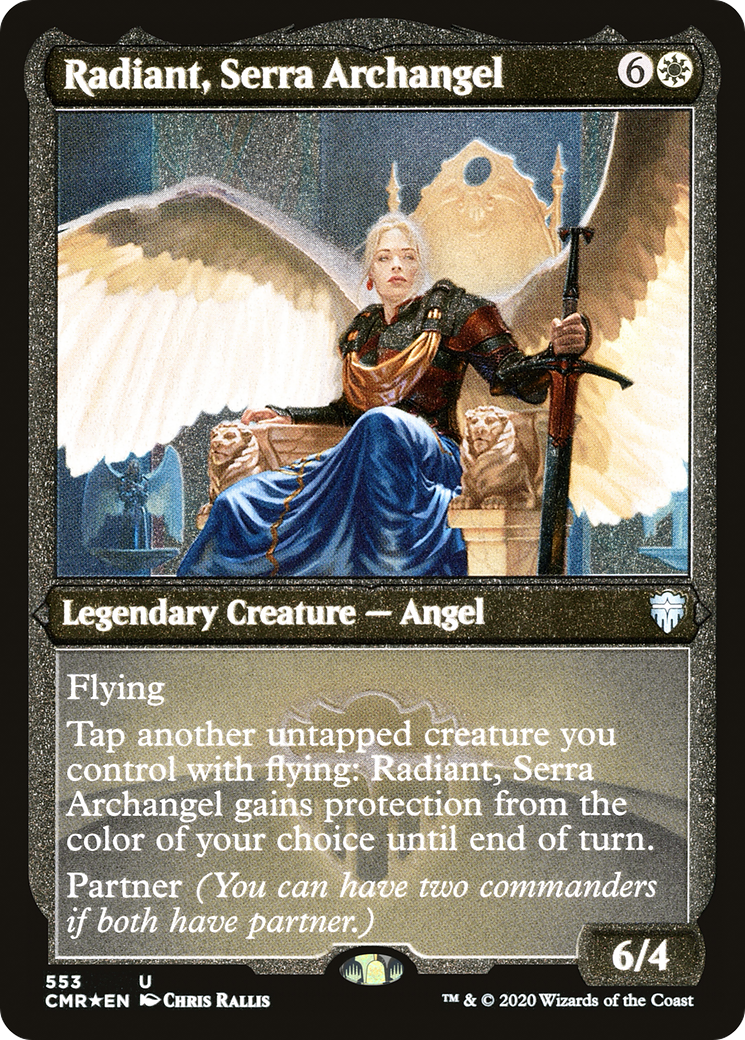Radiant, Serra Archangel (CMR-553) (Etched Foil)
