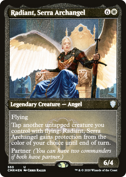 Radiant, Serra Archangel (CMR-553) (Etched Foil)