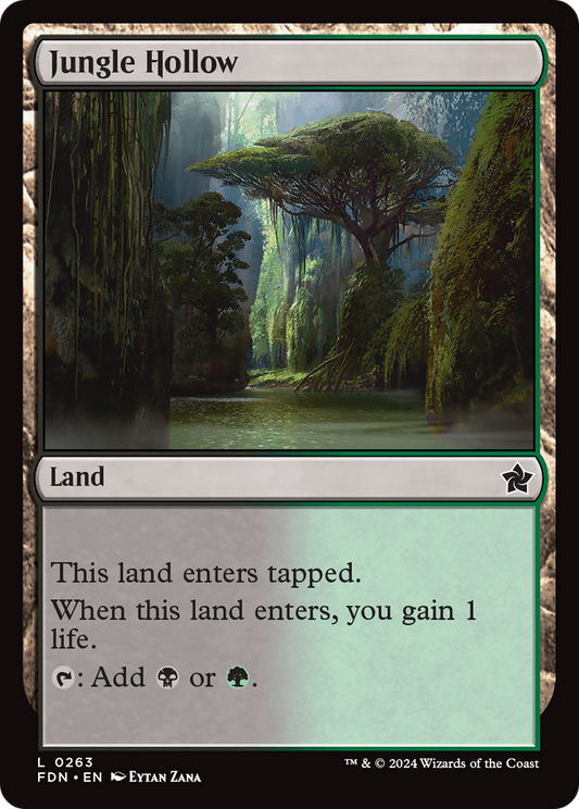 Jungle Hollow (FDN-263) (Foil)
