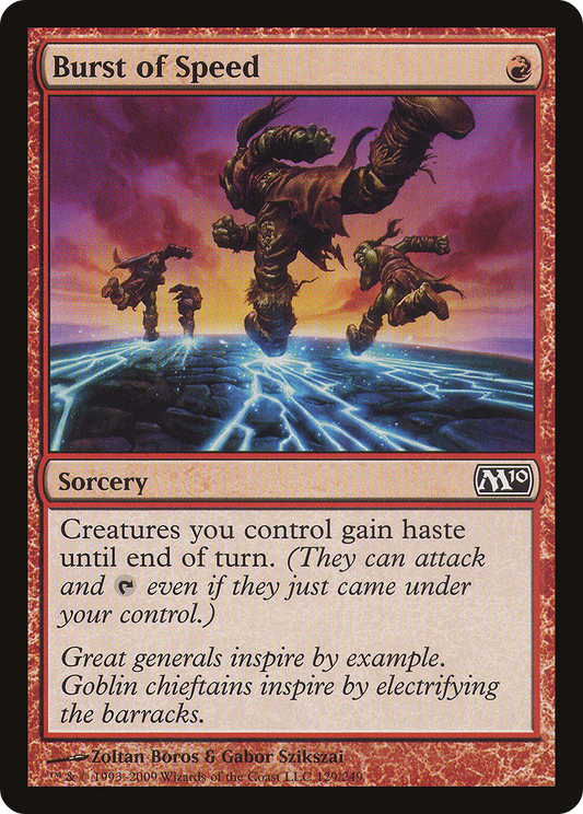 Burst of Speed (M10-129)