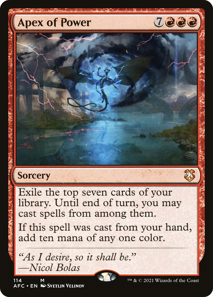 Apex of Power (AFC-114)