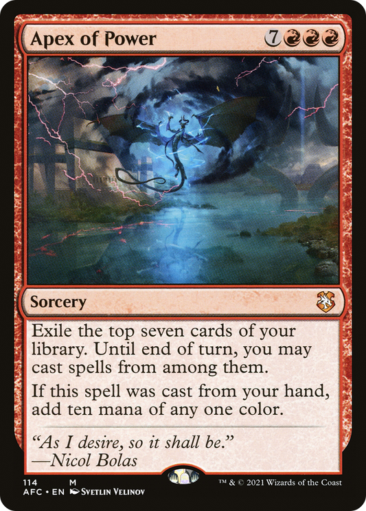 Apex of Power (AFC-114)