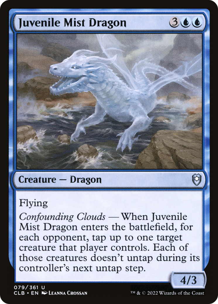 Juvenile Mist Dragon (CLB-079) (Foil)