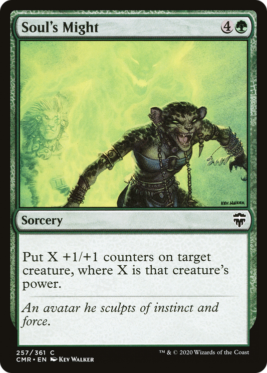 Soul's Might (CMR-257) (Foil)