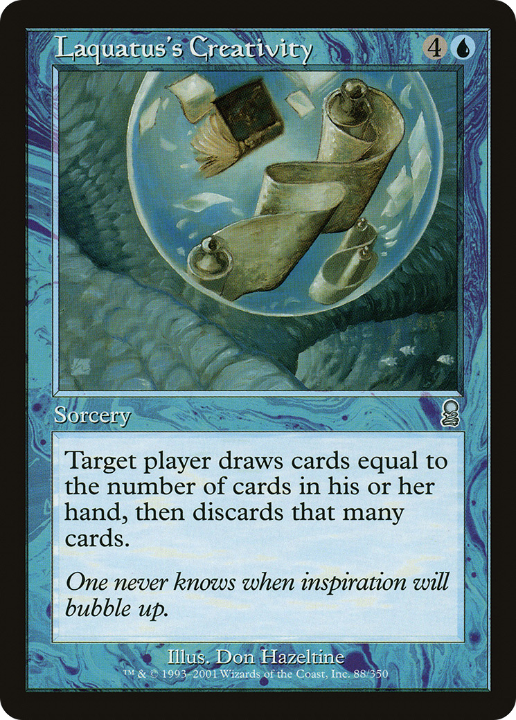 Laquatus's Creativity (ODY-088) (Foil)