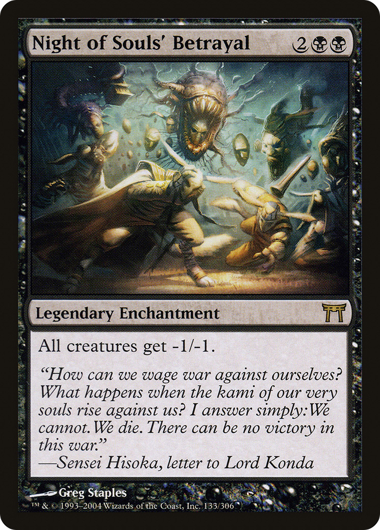 Night of Souls' Betrayal (CHK-133) (Foil)