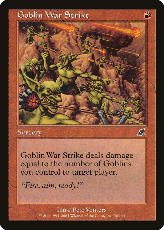 Goblin War Strike (SCG-096) (Foil)
