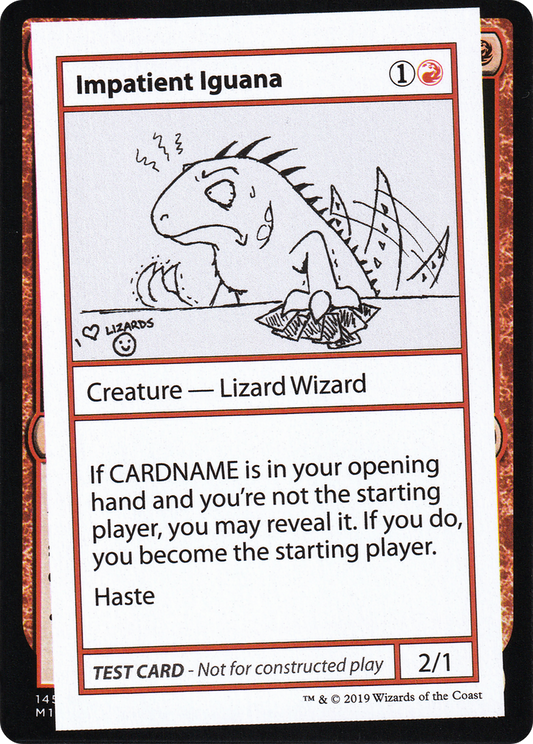 Impatient Iguana (CMB1-055)