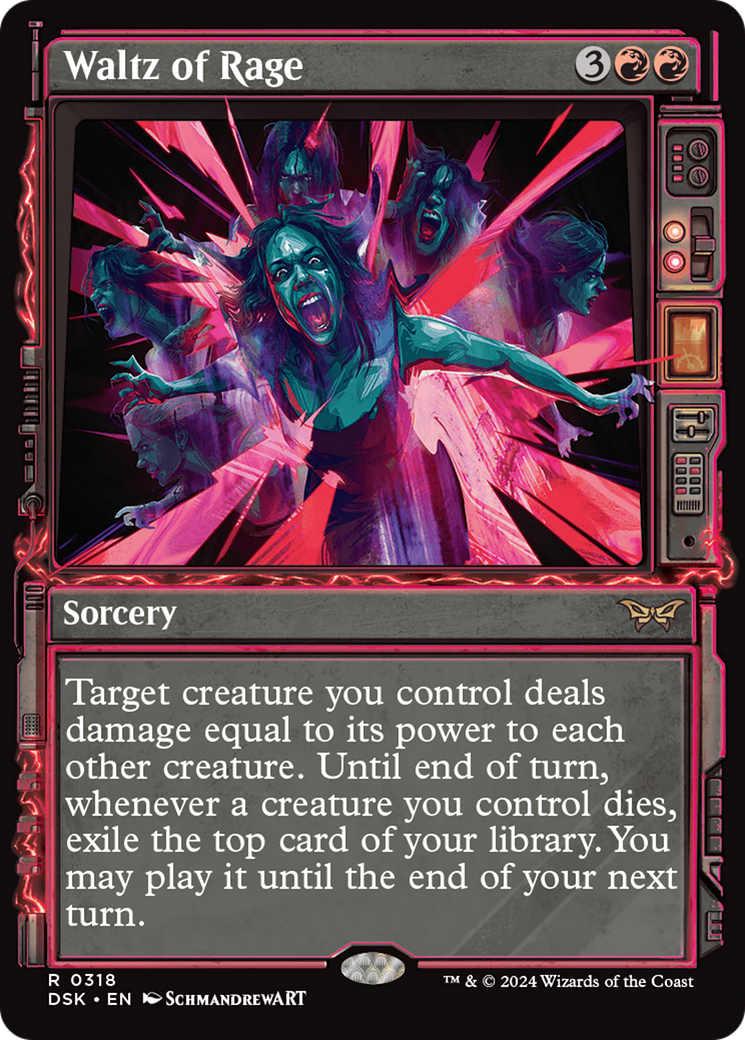 Waltz of Rage (DSK-318) (Showcase) (Foil)
