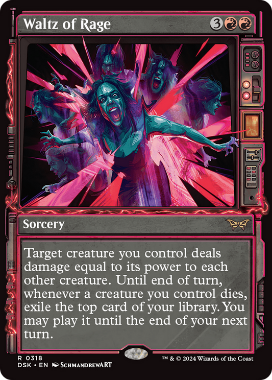 Waltz of Rage (DSK-318) (Showcase) (Foil)