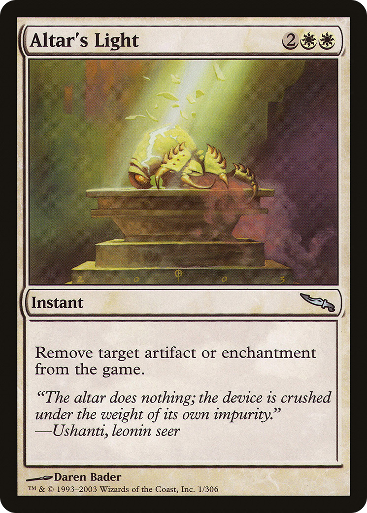 Altar's Light (MRD-001) (Foil)