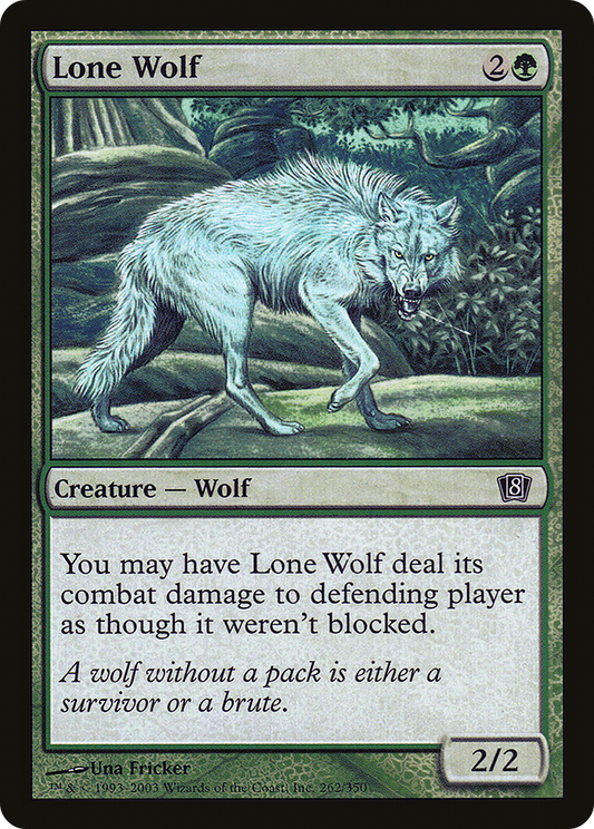 Lone Wolf (8ED-262★) (Foil)