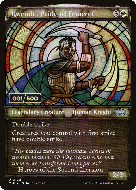 Kwende, Pride of Femeref (MUL-135Z) (Showcase) (Foil) (Serialized)