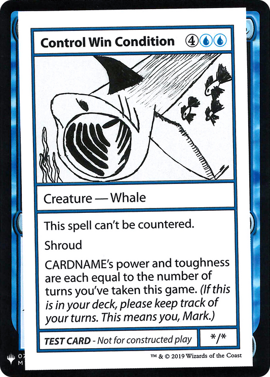 Control Win Condition (CMB1-019)