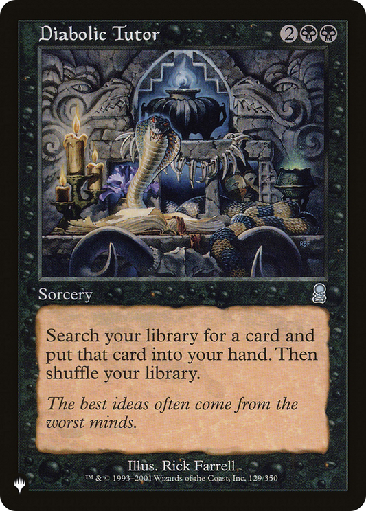 Diabolic Tutor (LIST-ODY-129)