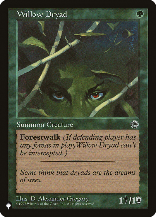 Willow Dryad (LIST-POR-193)