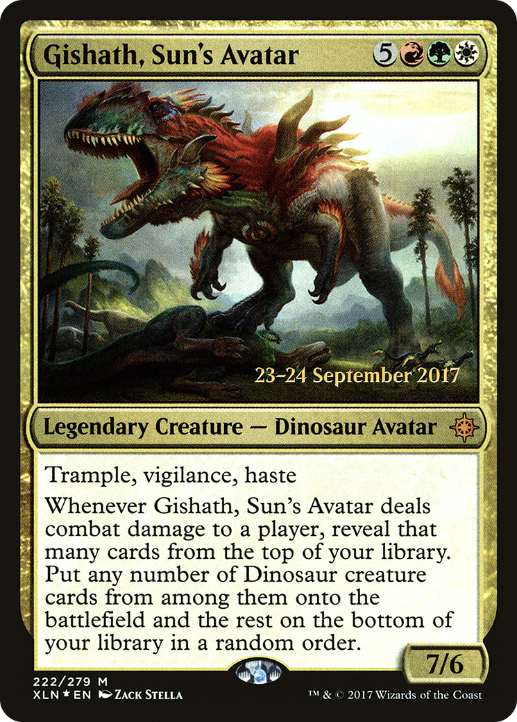 Gishath, Sun's Avatar (PRE-222S) (Foil)