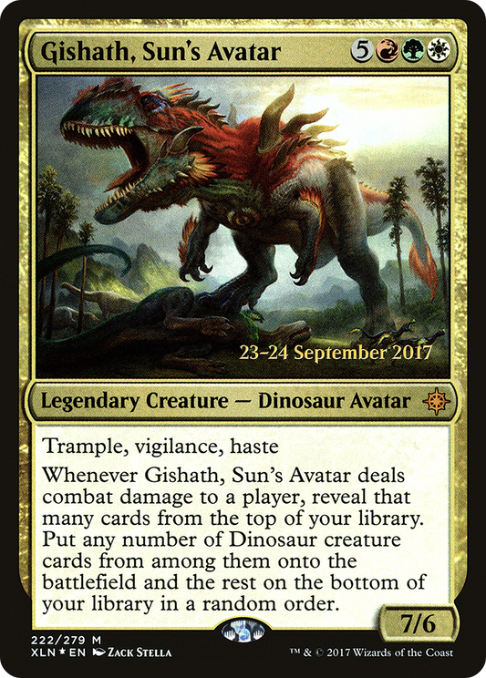 Gishath, Sun's Avatar (PRE-222S) (Foil)
