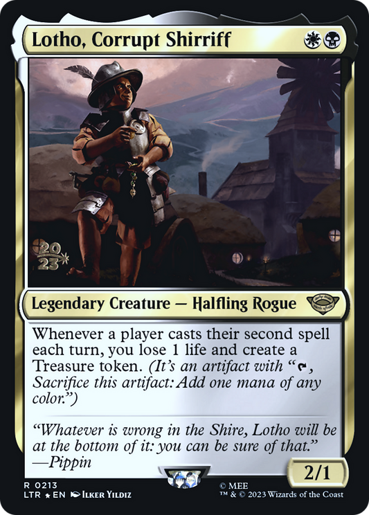 Lotho, Corrupt Shirriff (PRE-213S) (Foil)