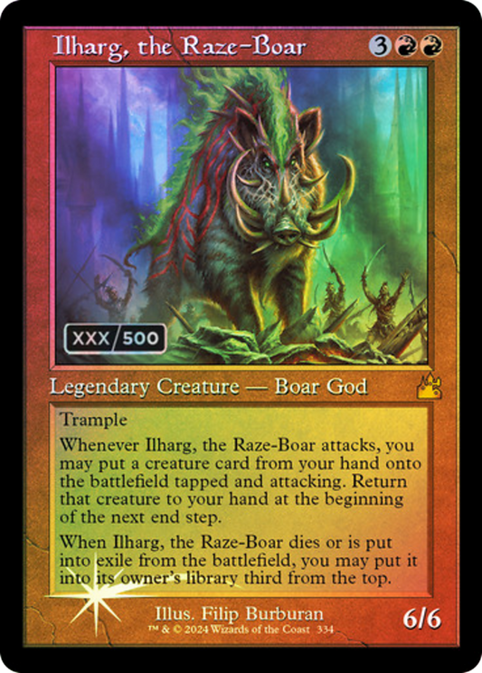 Ilharg, the Raze-Boar (RVR-334Z) (Foil) (Serialized)