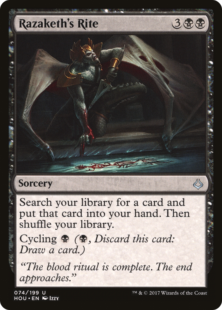 Razaketh's Rite (HOU-074) (Foil)