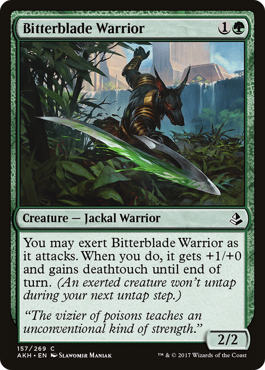 Bitterblade Warrior (AKH-157) (Foil)