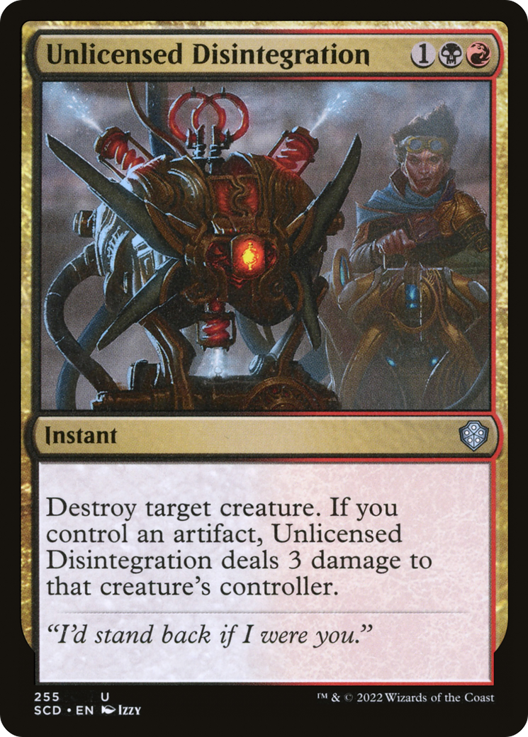 Unlicensed Disintegration (SCD-255)