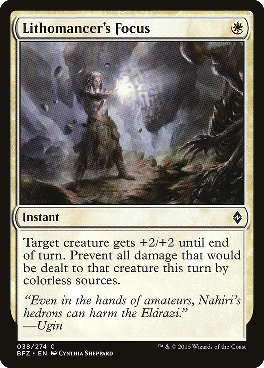 Lithomancer's Focus (BFZ-038)