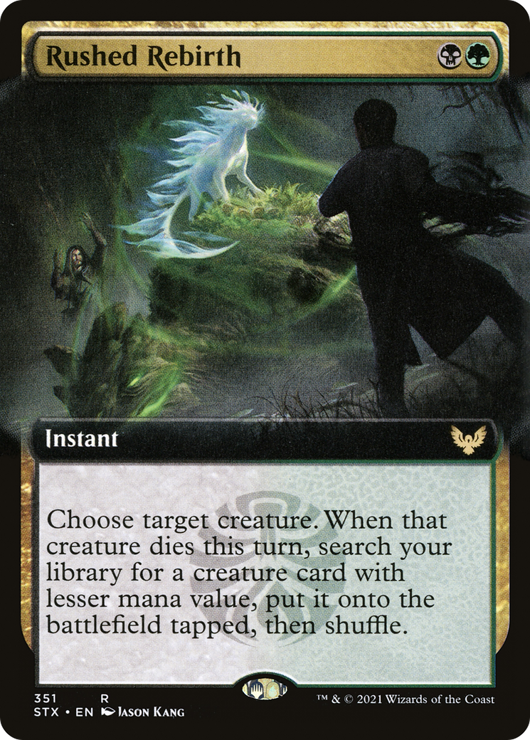 Rushed Rebirth (STX-351) (Extended Art) (Foil)