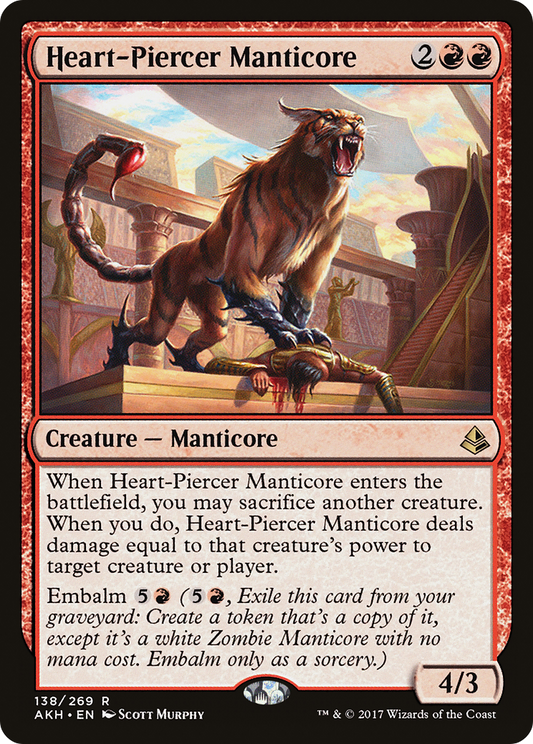 Heart-Piercer Manticore (AKH-138) (Foil)