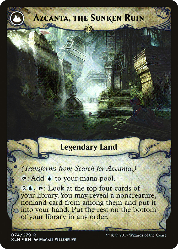 Search for Azcanta // Azcanta, the Sunken Ruin (PRE-74S) (Foil)