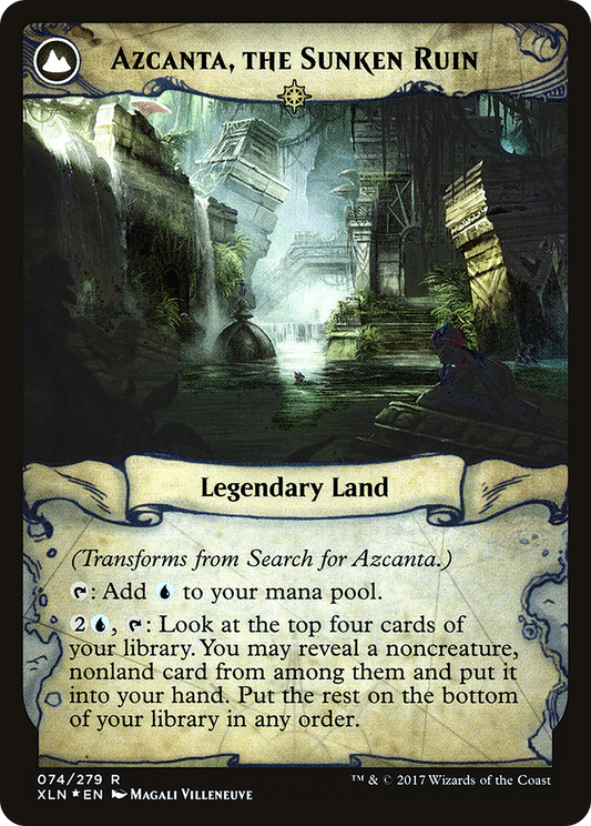 Search for Azcanta // Azcanta, the Sunken Ruin (PRE-74S) (Foil)