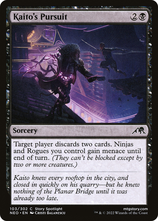 Kaito's Pursuit (NEO-103) (Foil)
