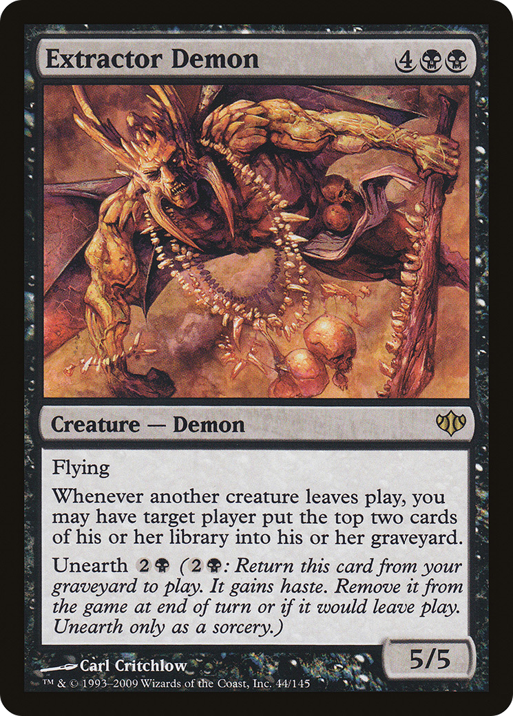 Extractor Demon (CON-044) (Foil)