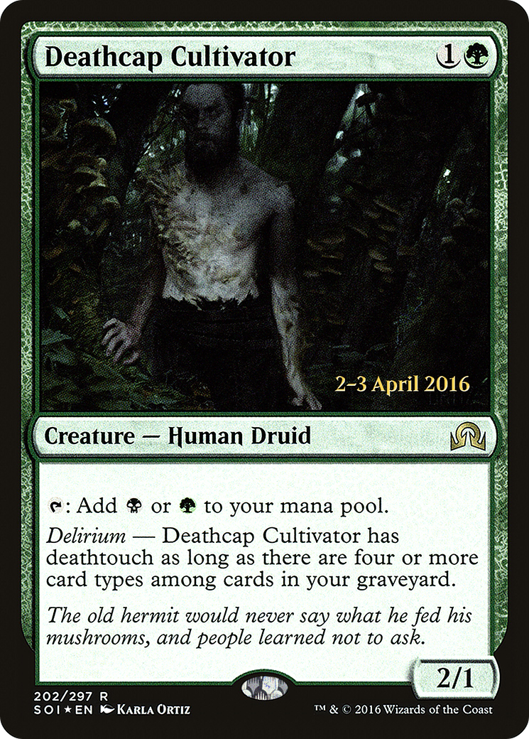 Deathcap Cultivator (PRE-202S) (Foil)