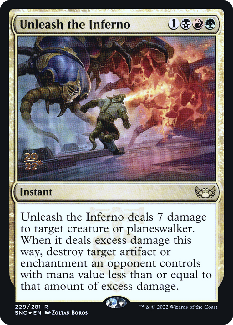 Unleash the Inferno (PRE-229S) (Foil)