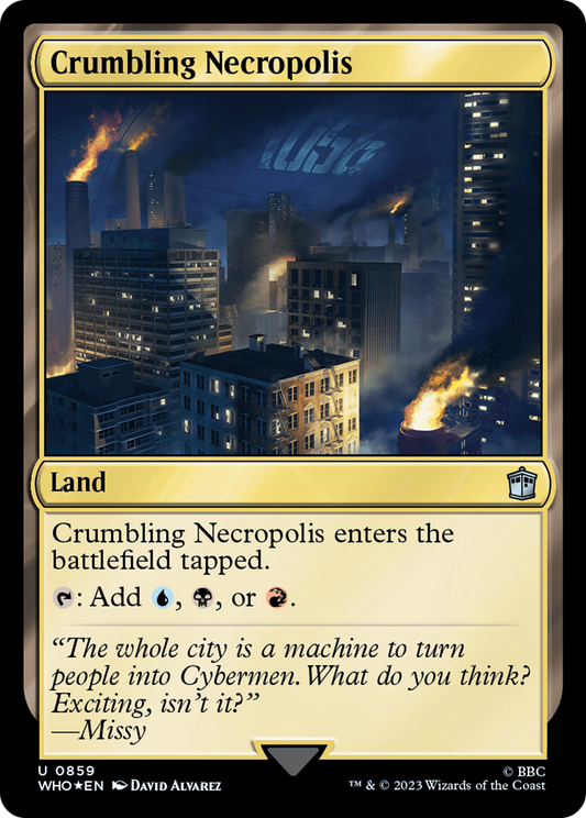 Crumbling Necropolis (WHO-859) (Surge Foil)