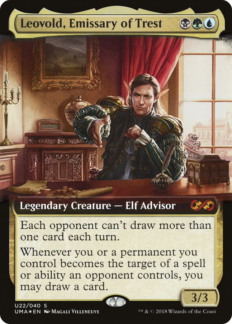 Leovold, Emissary of Trest (UMA:BT-U22) (Extended Art) (Foil)