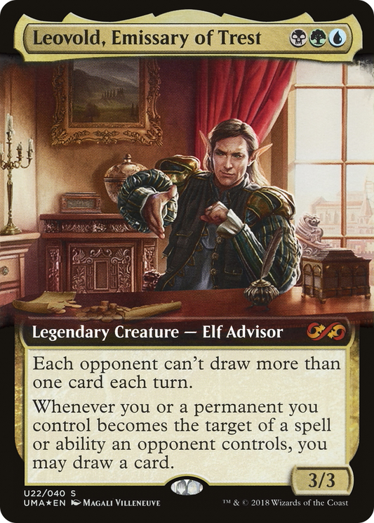 Leovold, Emissary of Trest (UMA:BT-U22) (Extended Art) (Foil)