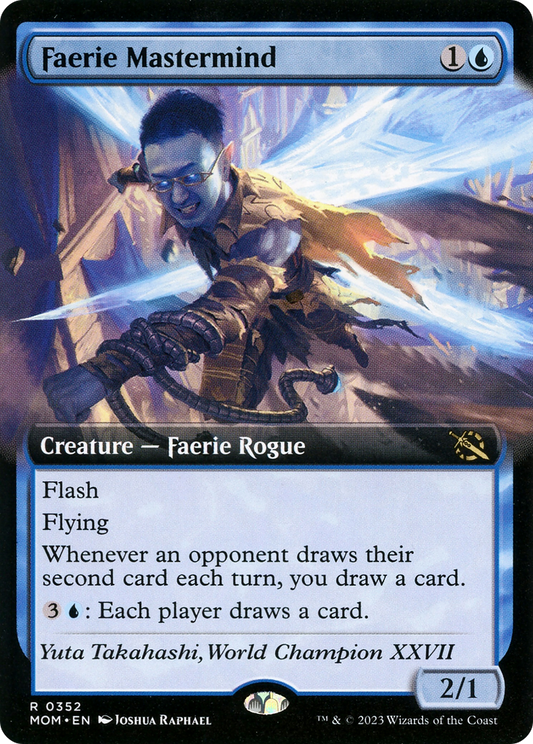 Faerie Mastermind (MOM-352) (Extended Art) (Foil)