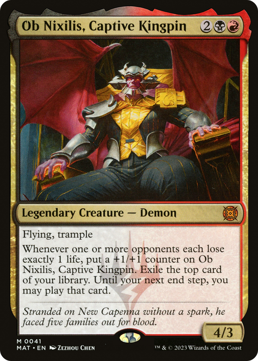 Ob Nixilis, Captive Kingpin (MAT-041) (Foil)